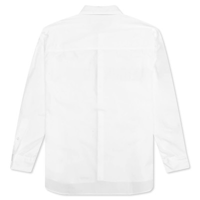 NEIGHBORHOOD TIE SHIRT LS - WHITE/RED outlook