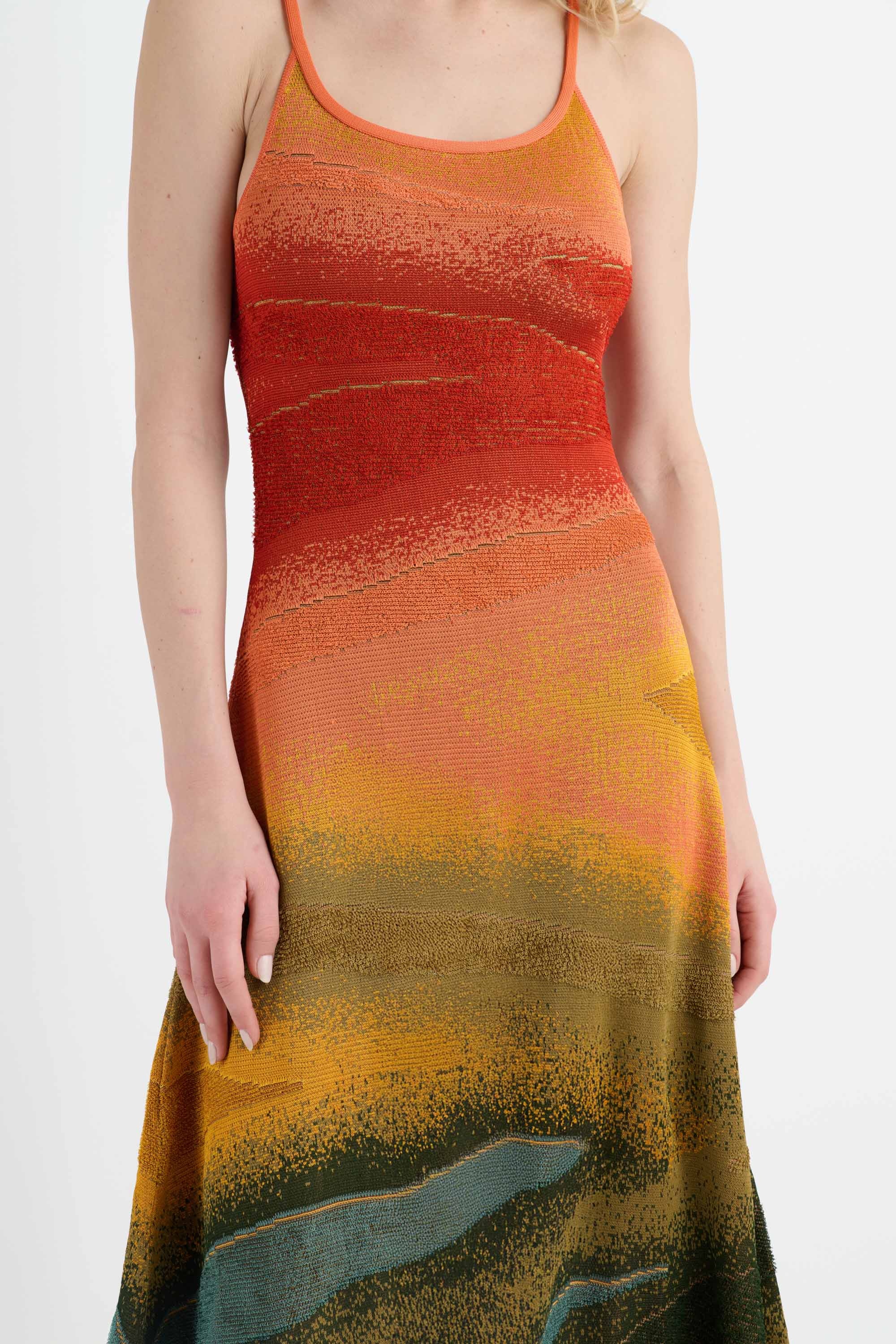 FINE GAUGE FLARE DRESS - 3