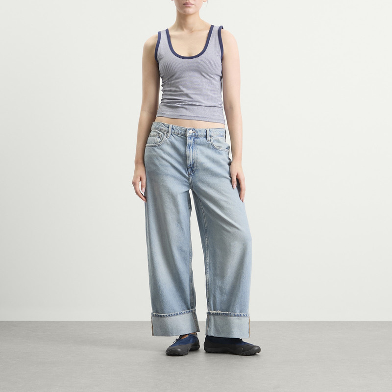 GOOD AMERICAN Good American Super Stretch Ringer Tank outlook