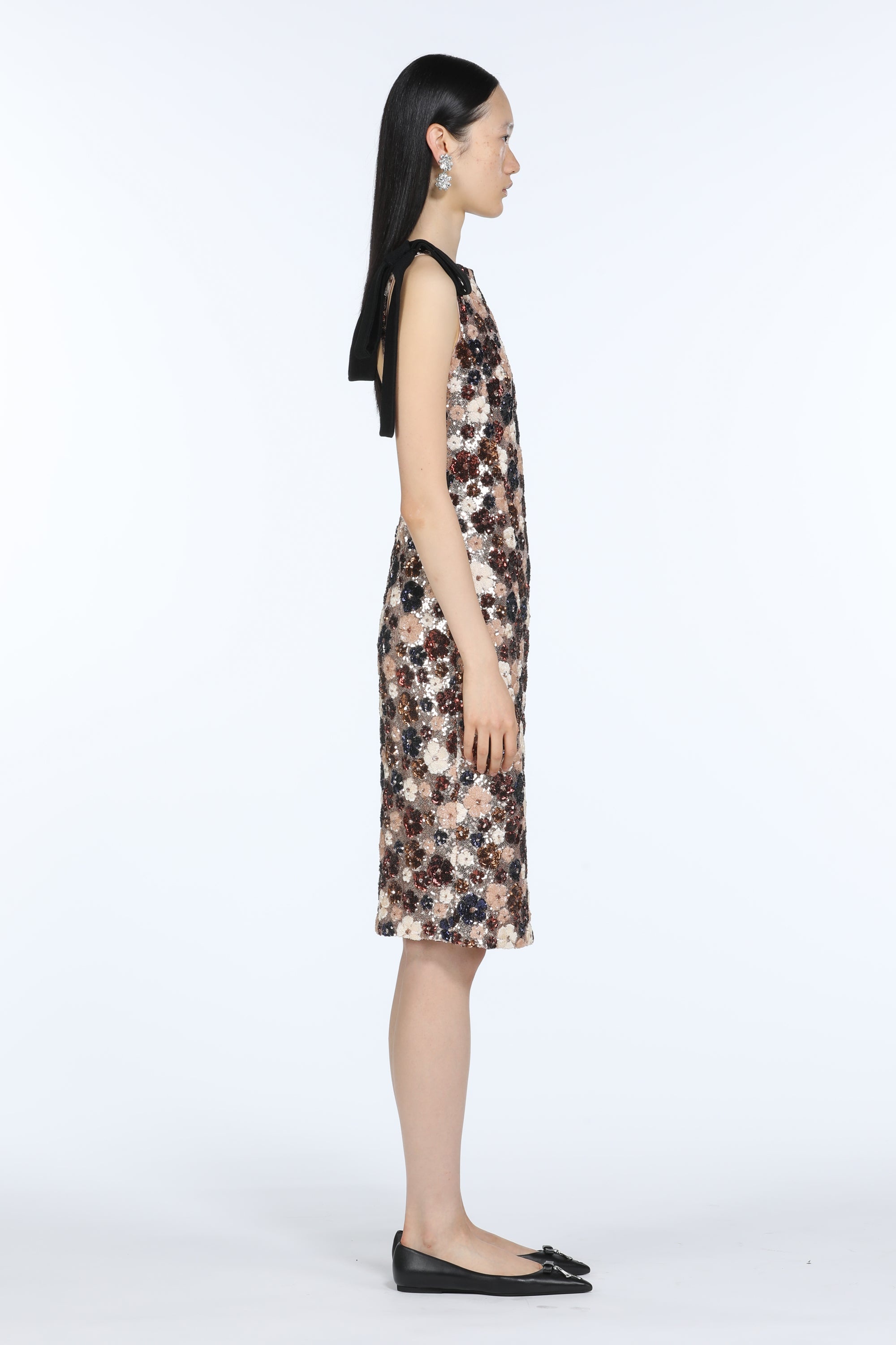 SEQUIN-EMBELLISHED MIDI DRESS - 3