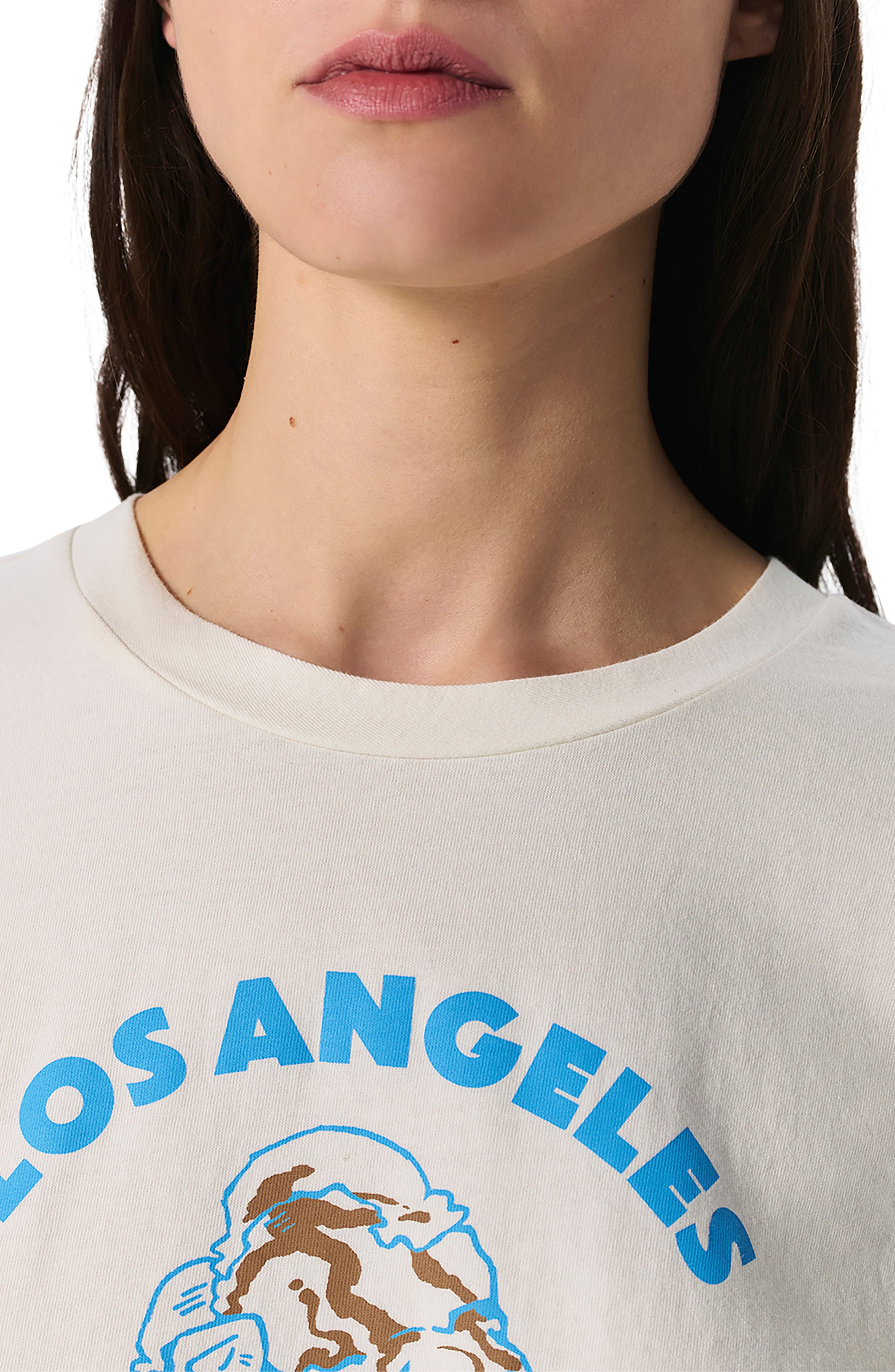 rag & bone Los Angeles Ice Cream Cotton Graphic T-Shirt in Chalk at Nordstrom - 3
