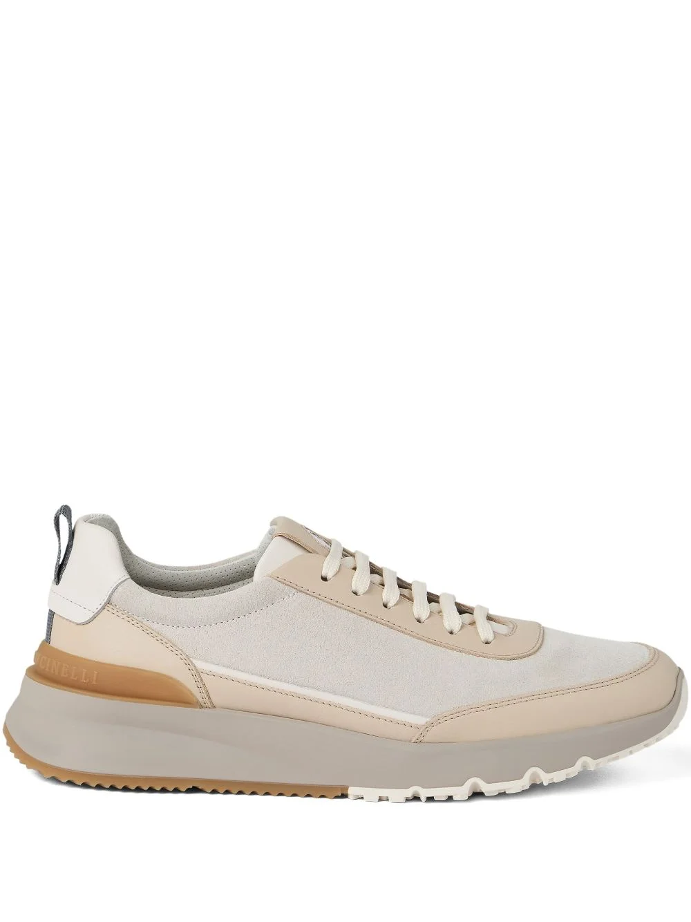 panelled sneakers - 1