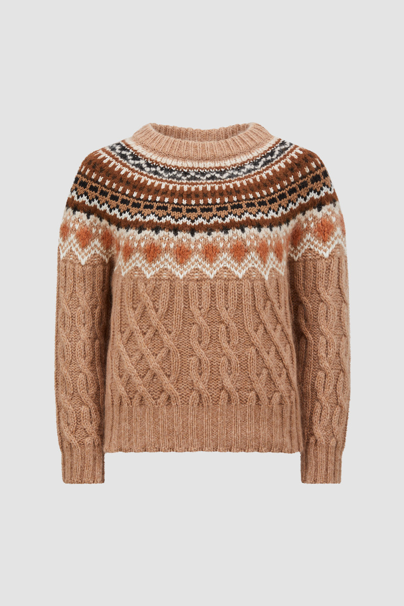 Wool, Mohair & Alpaca Sweater - 1