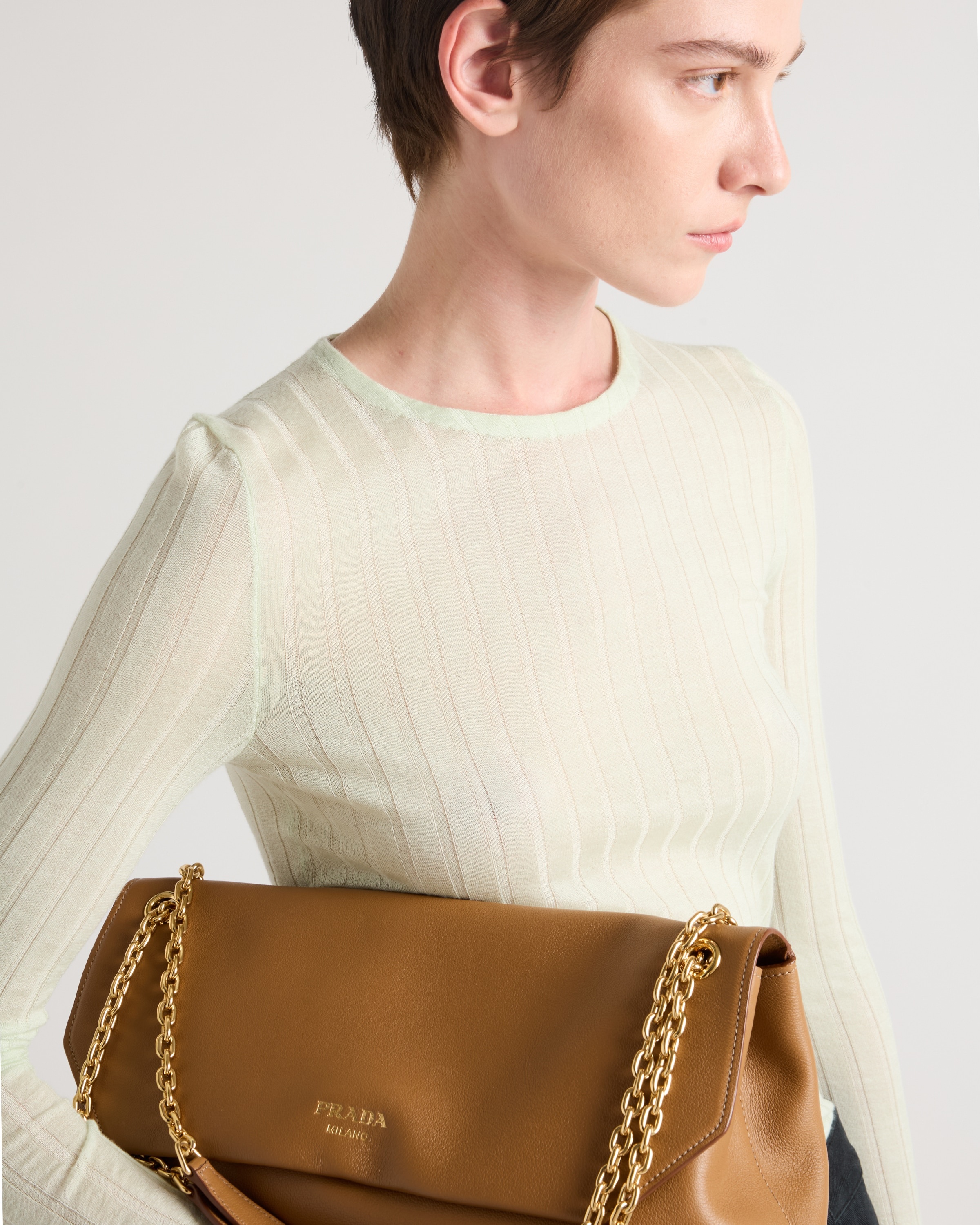 Cashmere and silk crew-neck sweater - 3