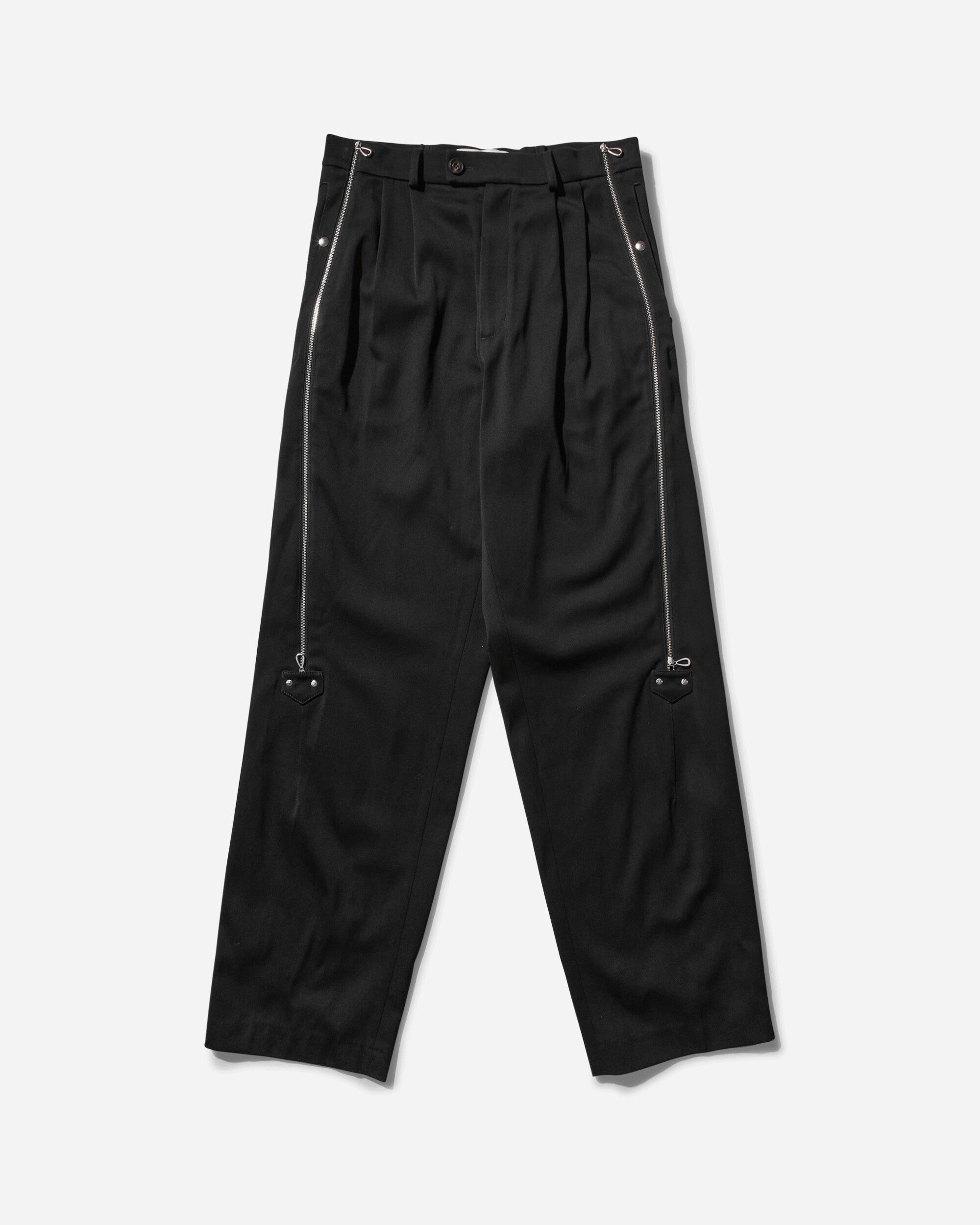 Knox Trousers with Zip Raven Black - 1