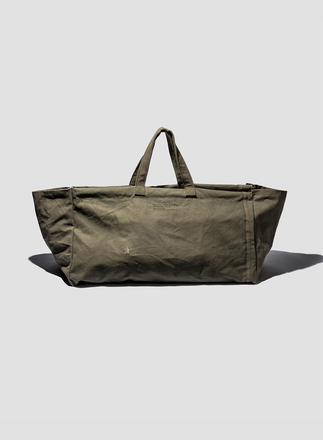 Puebco Vintage Tent Fabric Large Bag - 1