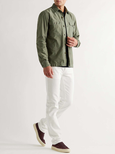 TOM FORD Garment-Dyed Cotton-Twill Shirt Jacket outlook