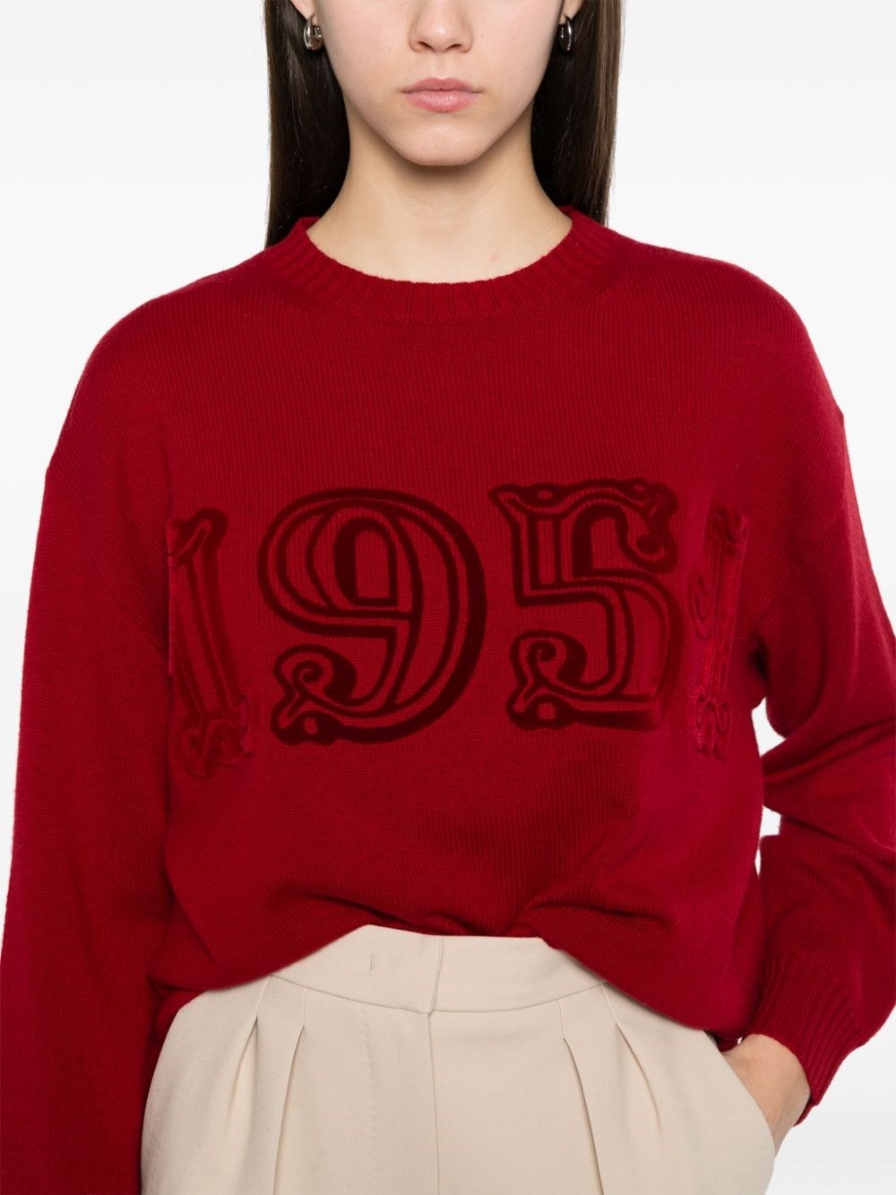 Logo wool and cashmere jumper - 2