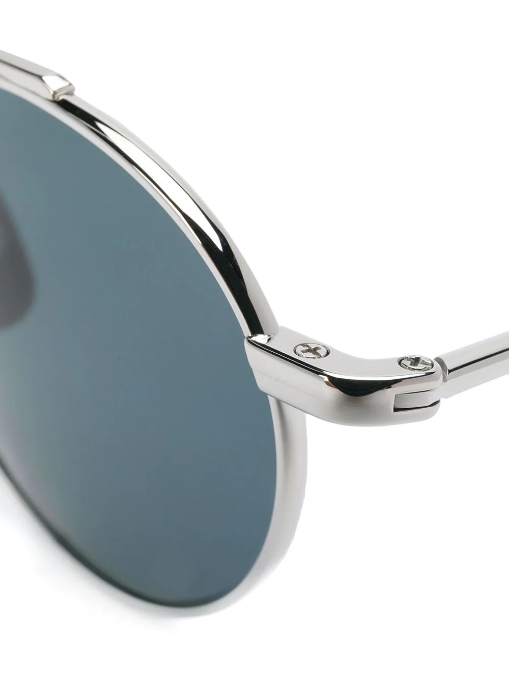 tinted round aviator sunglasses - 3