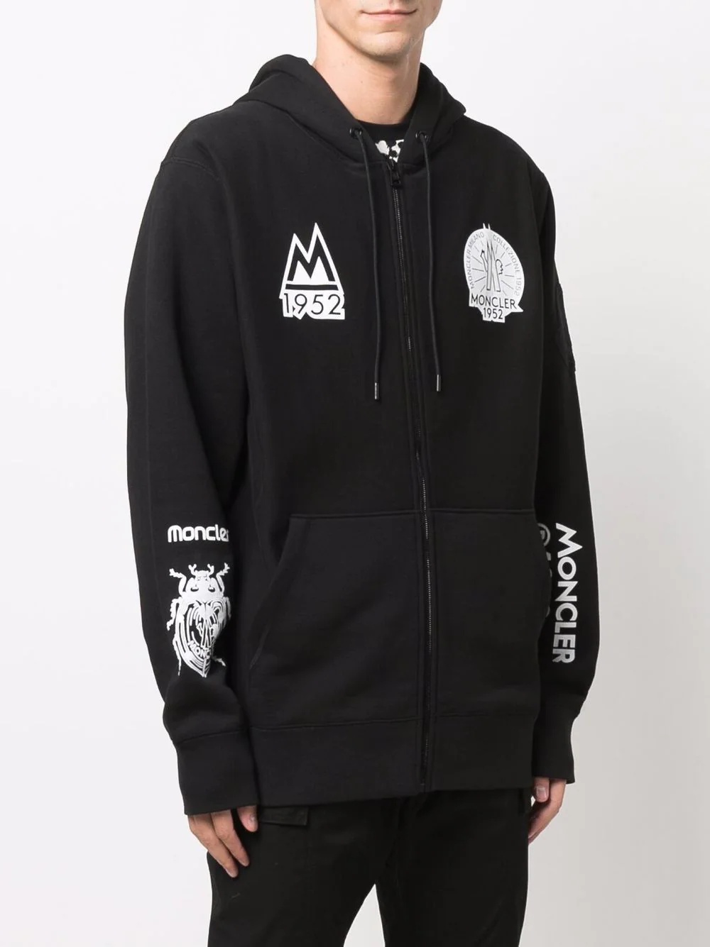 2 Moncler 1952 zip-up hoodie - 3