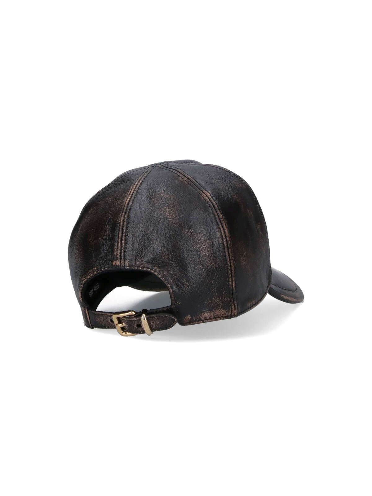 LAMB LEATHER BASEBALL HAT - 2