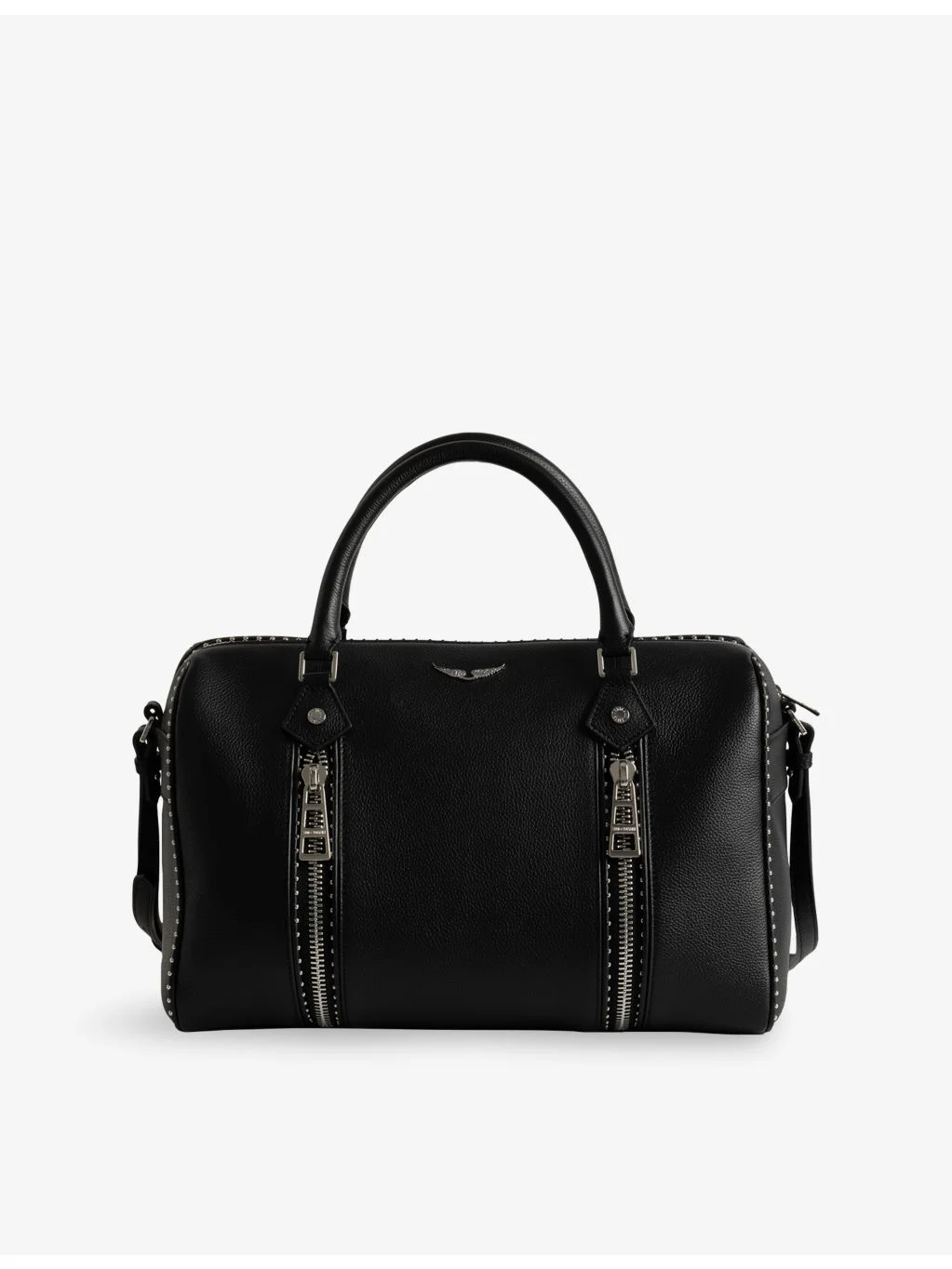 Sunny Medium Leather Bowling Bag - 1