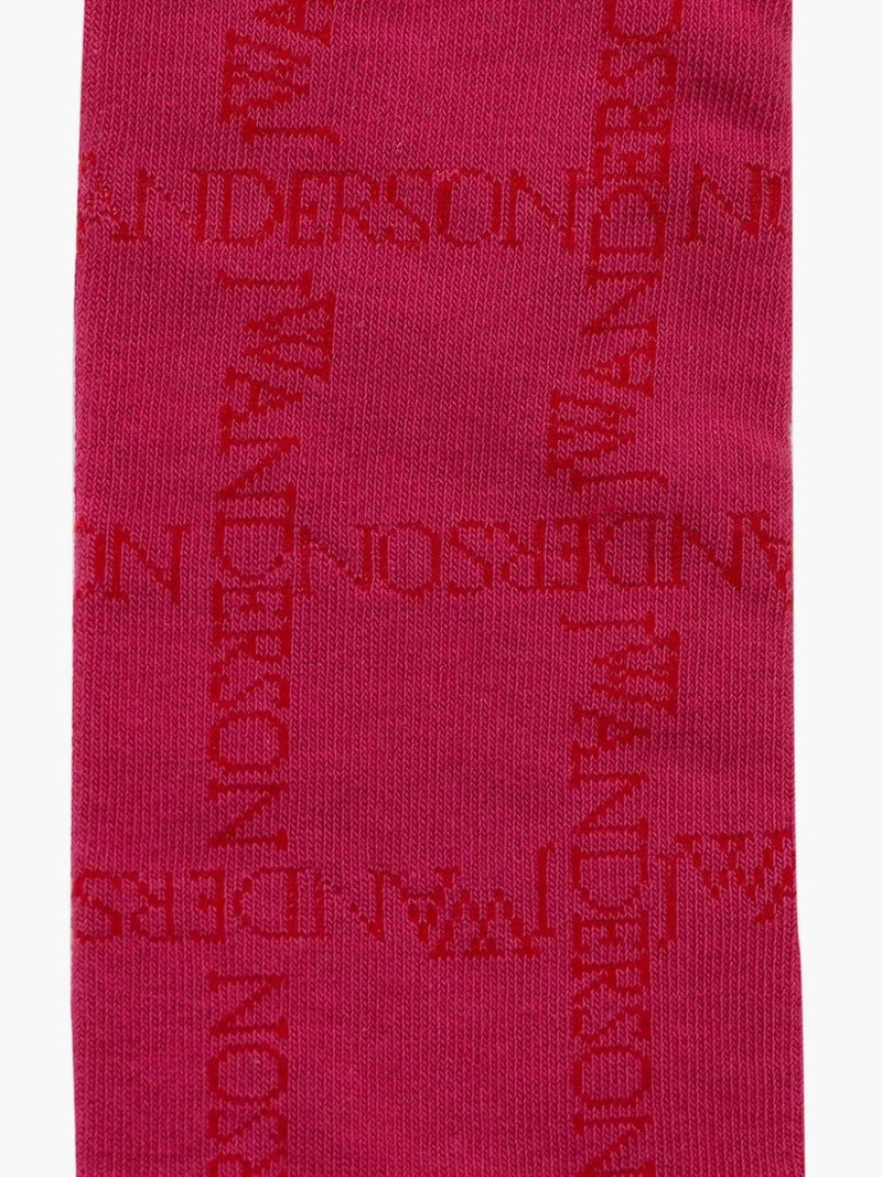 JW Anderson LOGO GRID LONG ANKLE SOCKS outlook