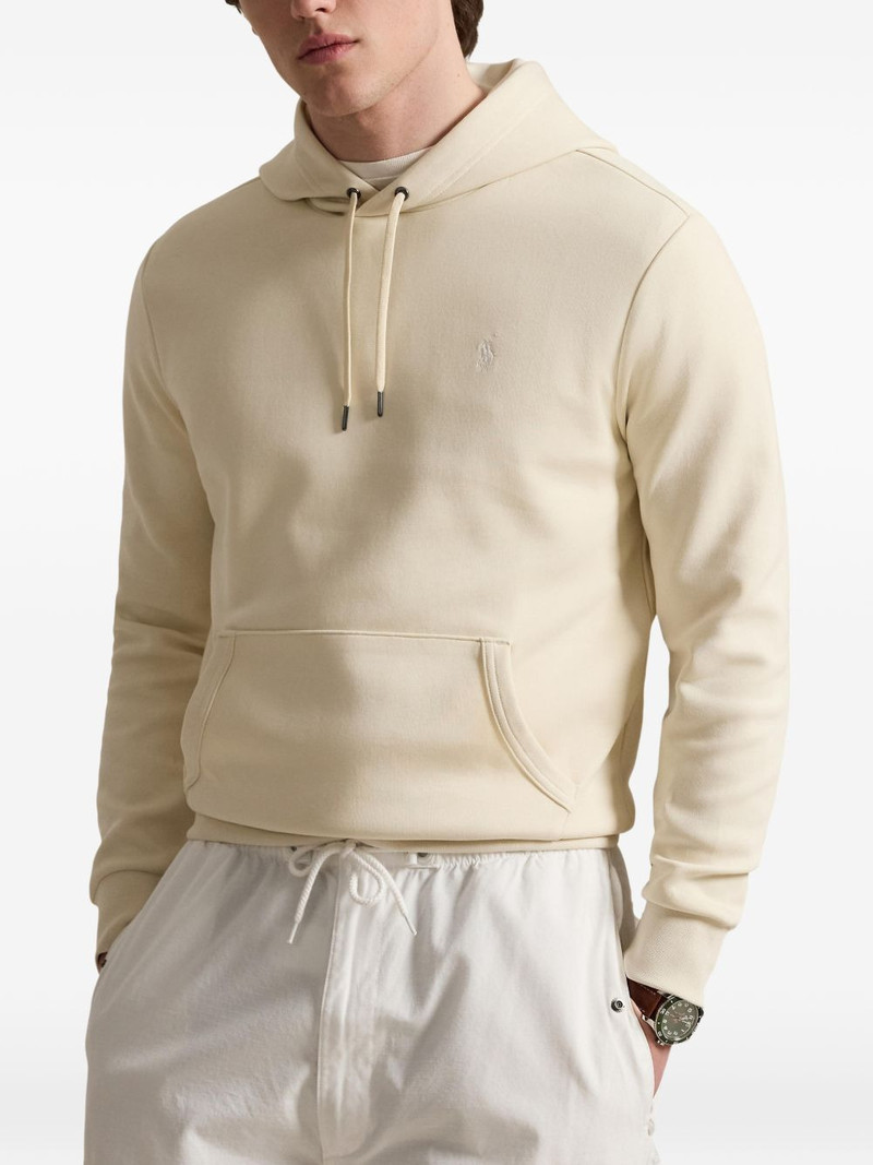drawstring embroidered-logo hoodie 3