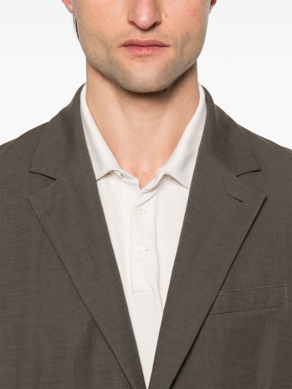 single-breasted blazer - 5