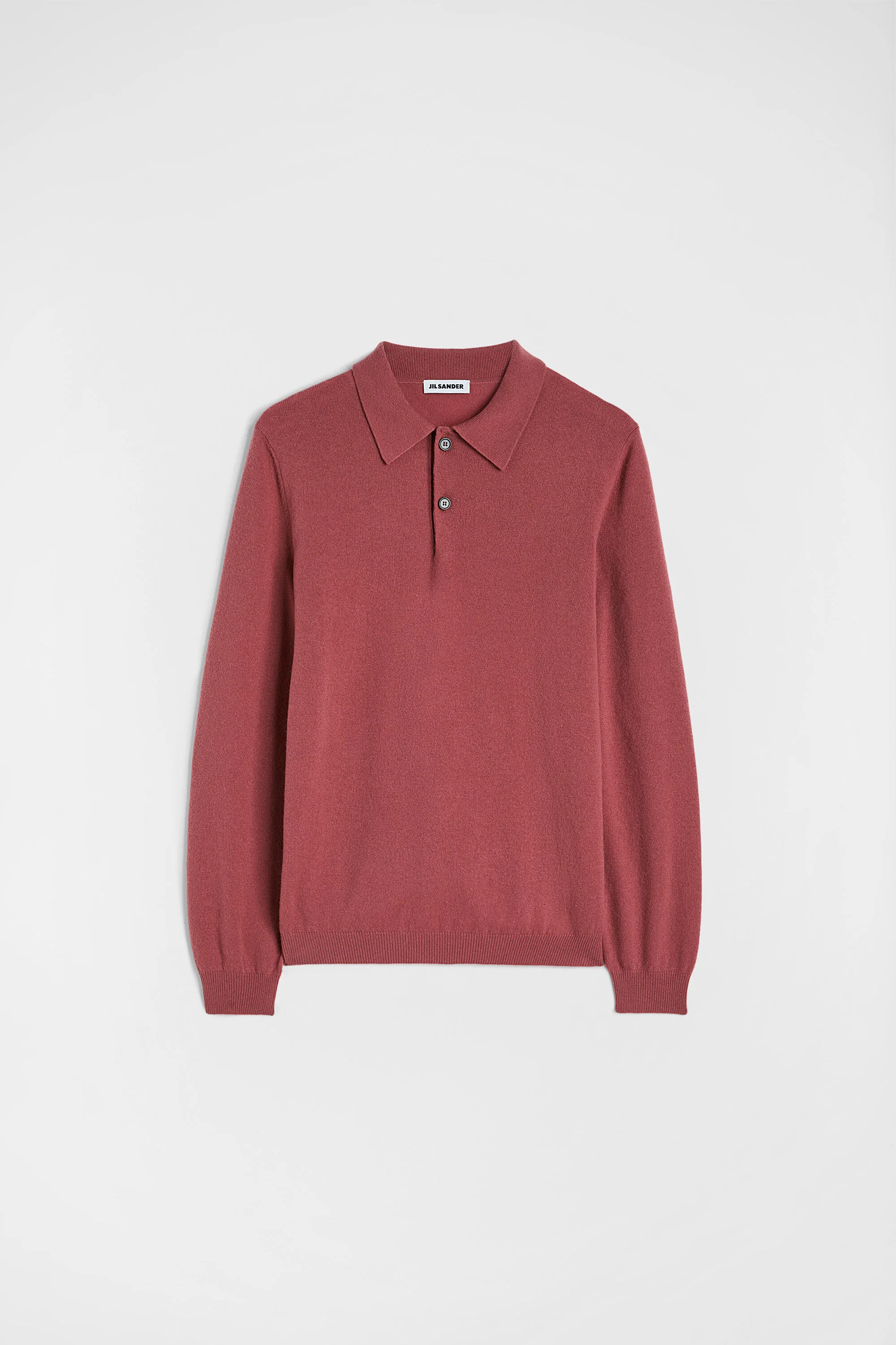 Lightweight Cashmere Blend Polo Sweater - 1