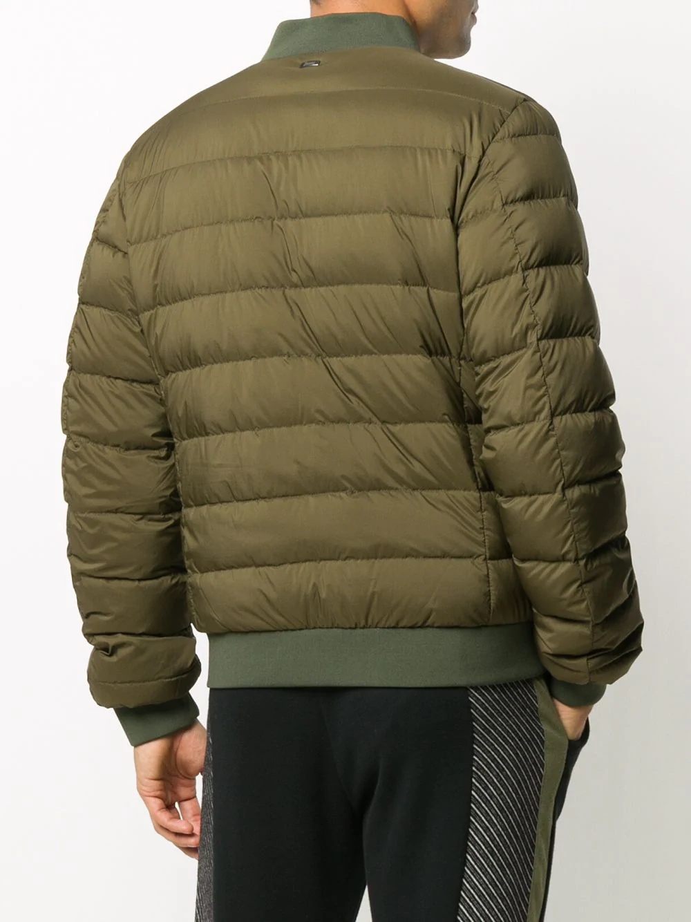 padded down bomber jacket - 4