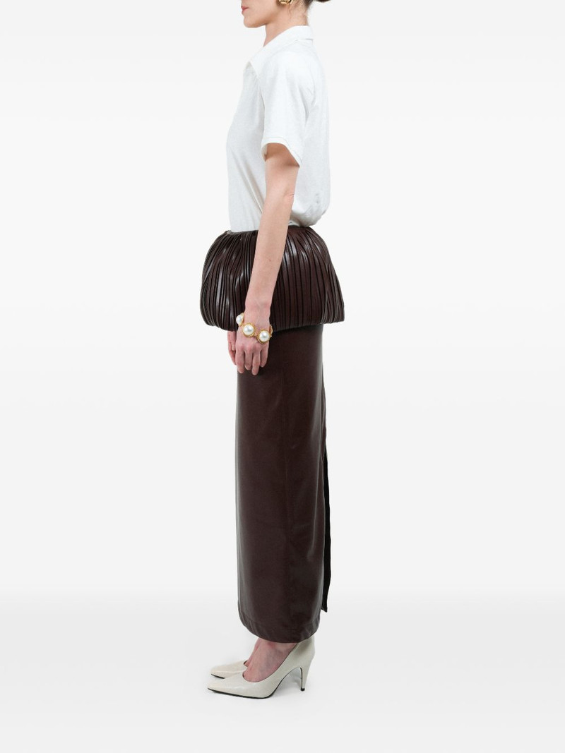 pleated balloon maxi skirt 4