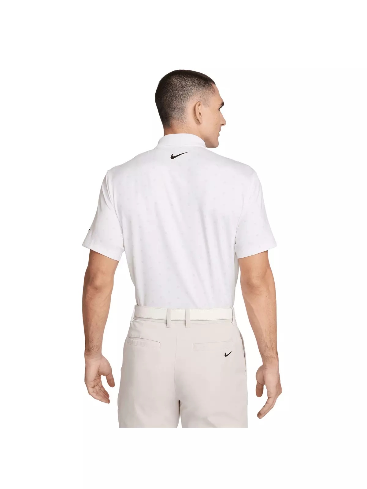 Tour Dri-Fit Men's Golf Polo-White - 2