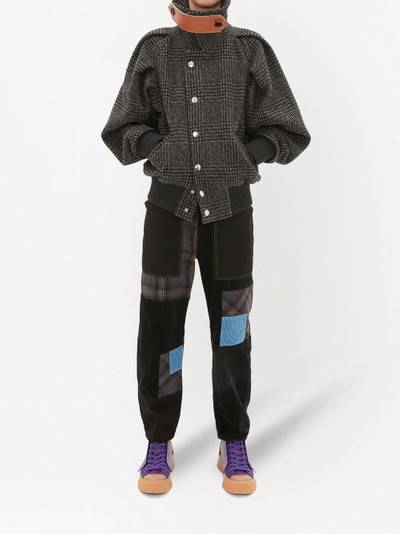 JW Anderson cropped patchwork Fatigue trousers outlook