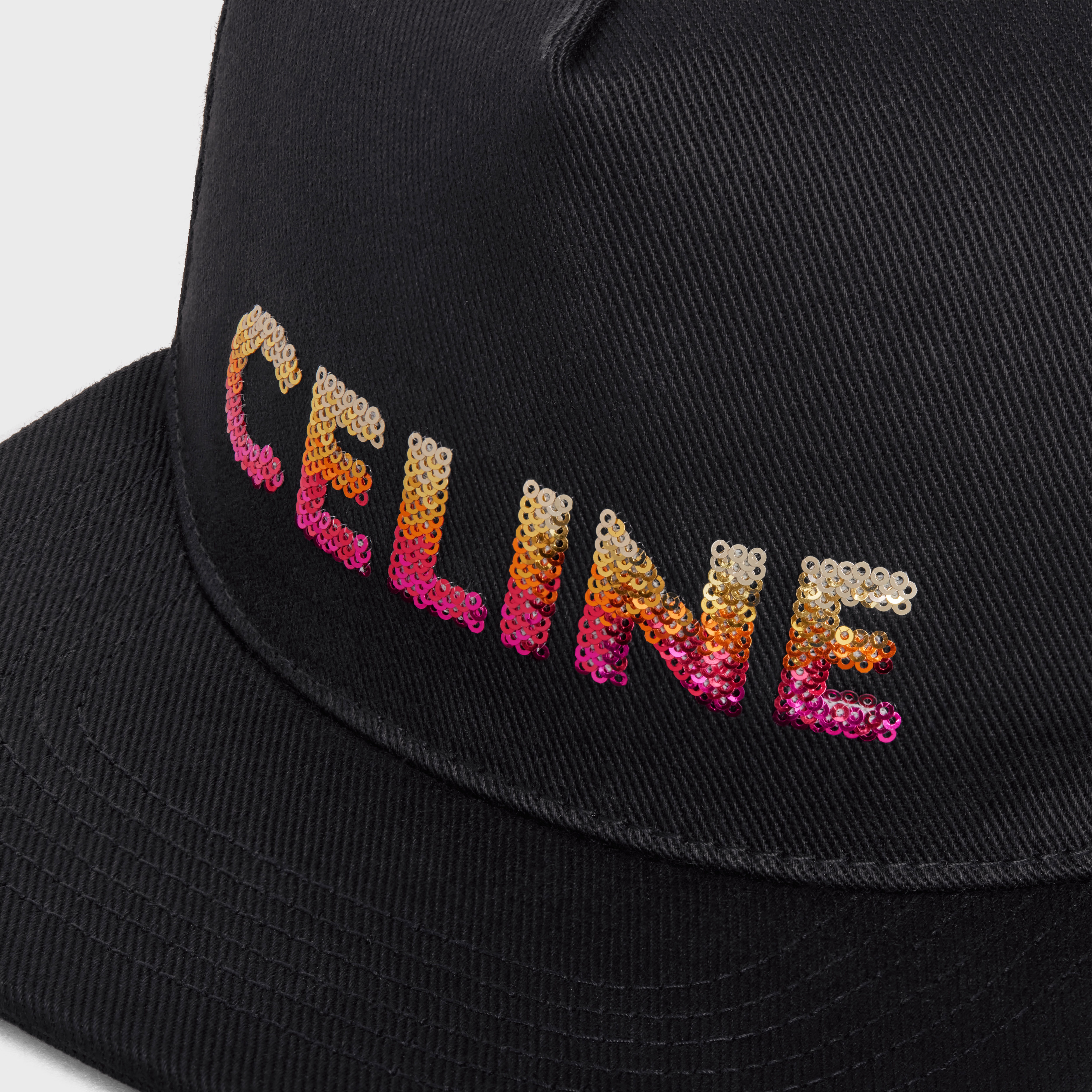 CELINE EMBROIDERED CAP IN COTTON - 5