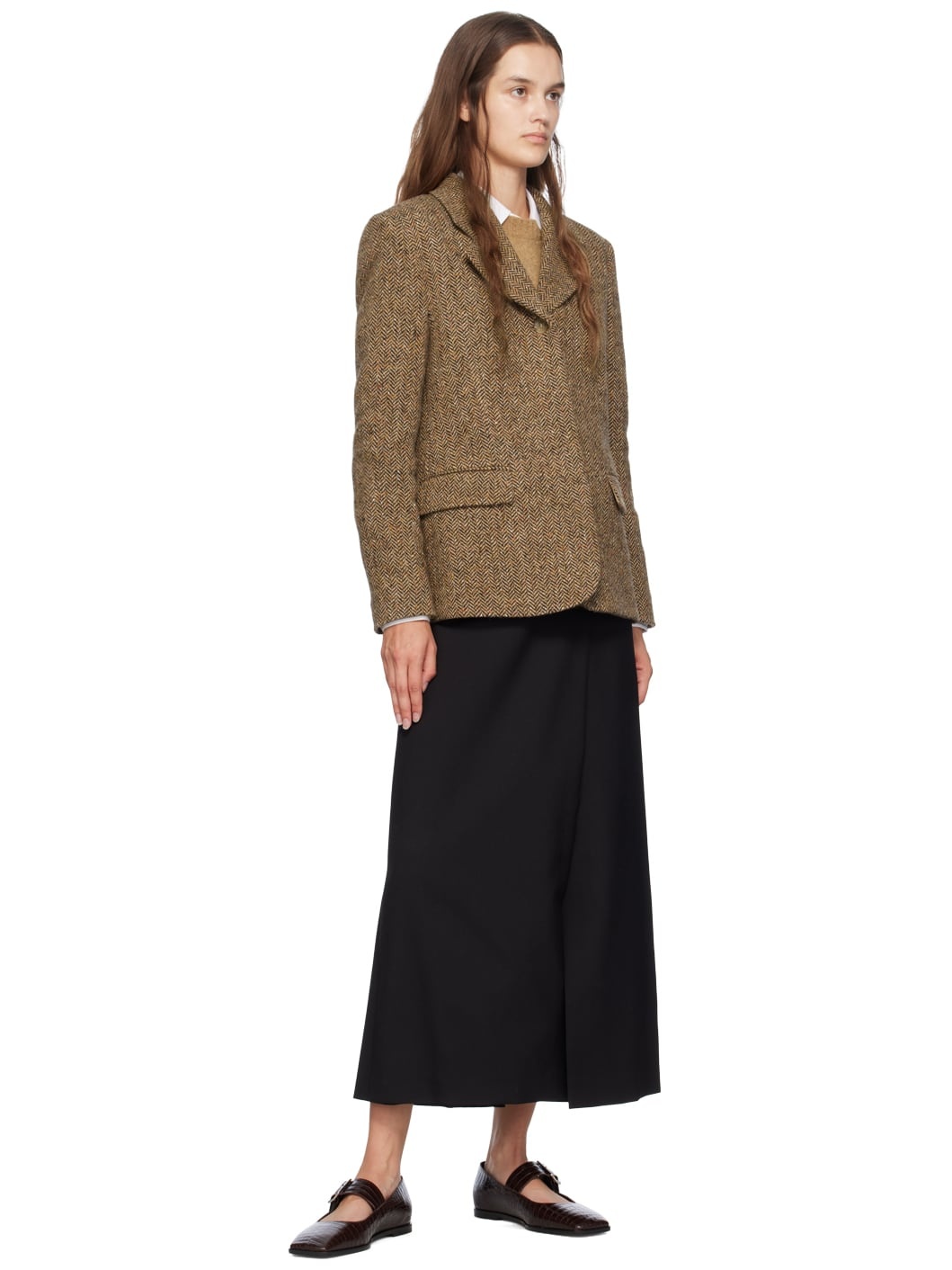 Brown Sunny Ballerina Flats - 5