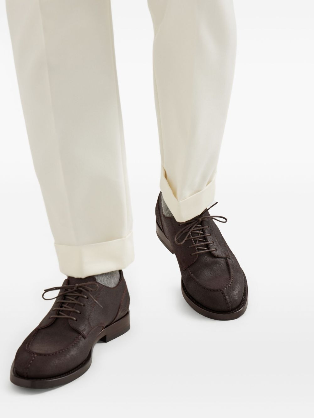 suede Derby shoes - 5