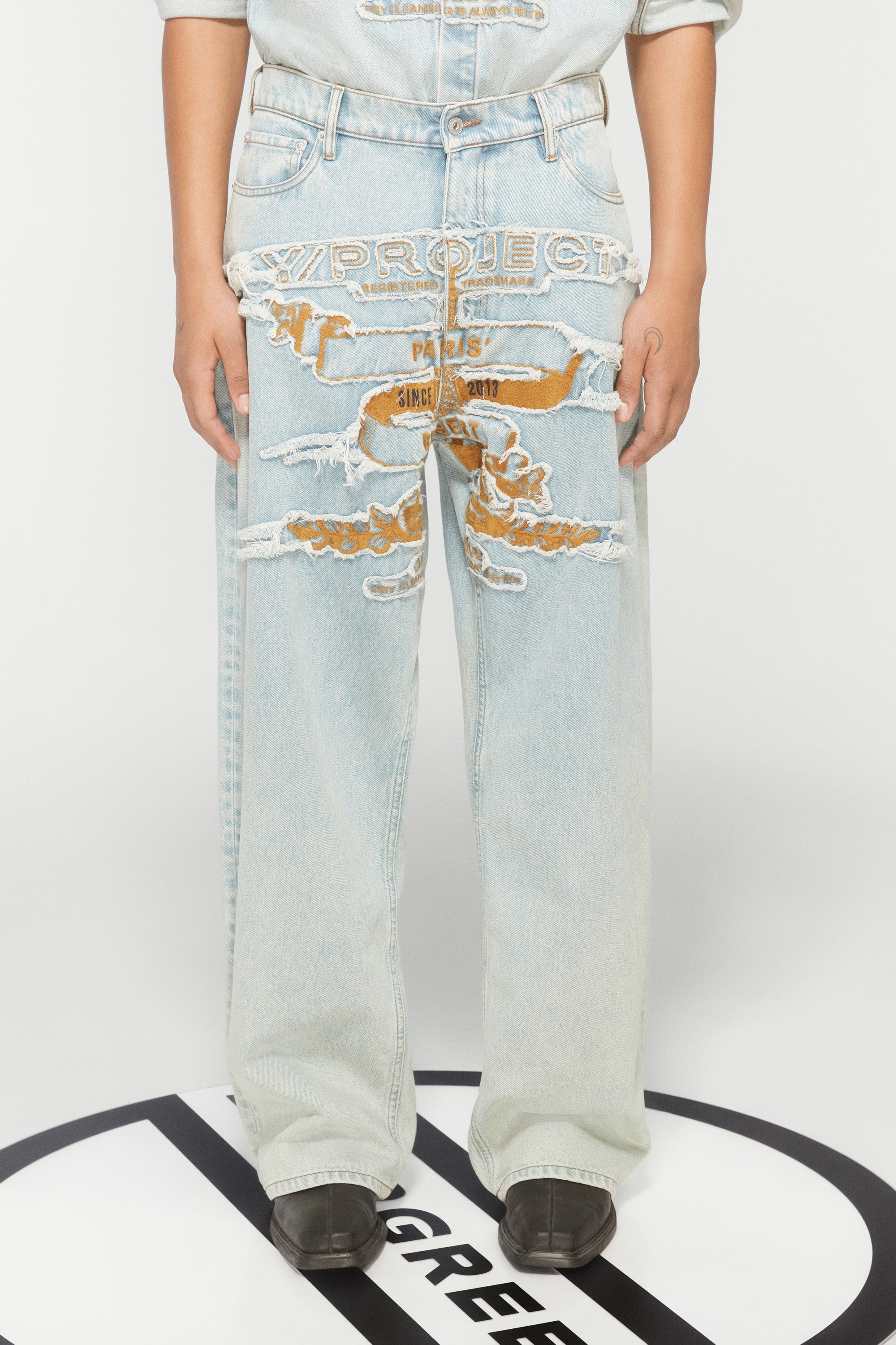 EVERGREEN PARIS' BEST PATCH JEANS - 5
