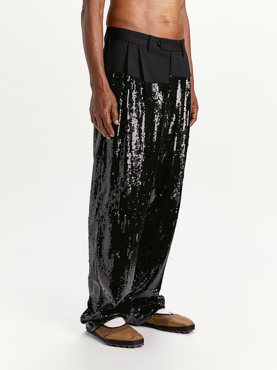 Panta Pailette Black - 5