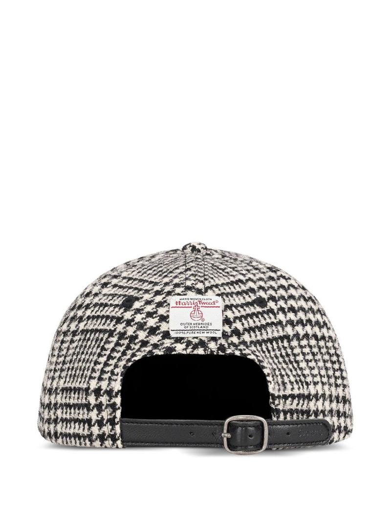 Supreme x Harris Tweed logo cap hat outlook