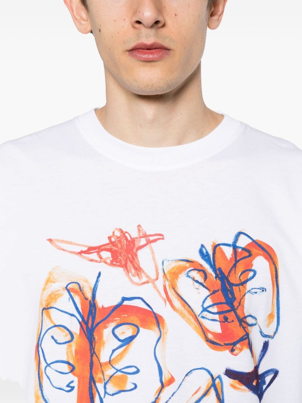 x Julian Farade abstract-print T-shirt - 6