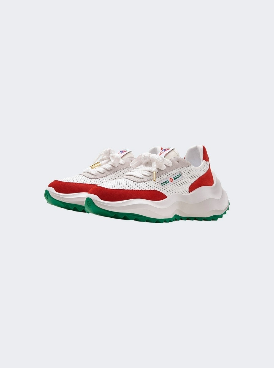 Atlantis Sneaker White And Red - 2