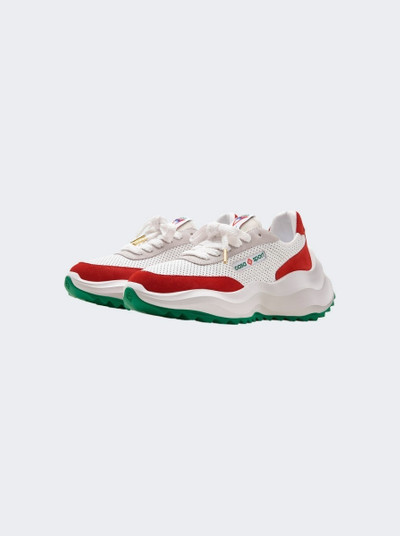 CASABLANCA Atlantis Sneaker White And Red outlook