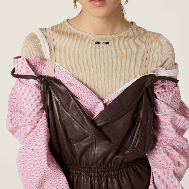 Nappa leather dress 6