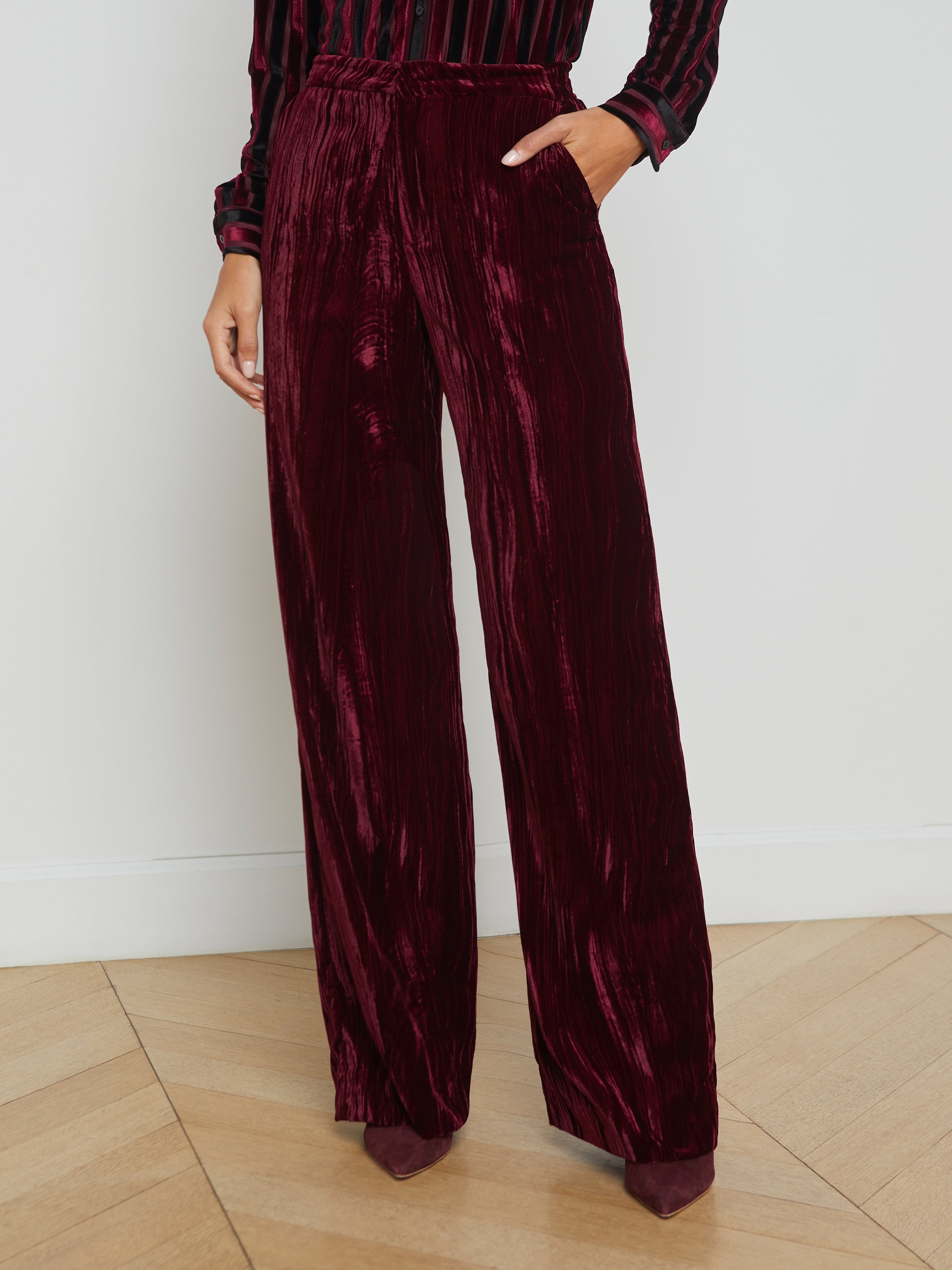 Livvy Velvet Trouser - 3