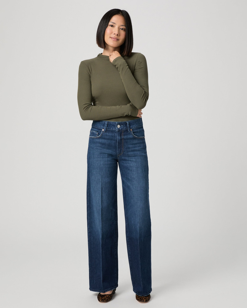 PAIGE Sasha Petite 30" Wide Leg Jean outlook
