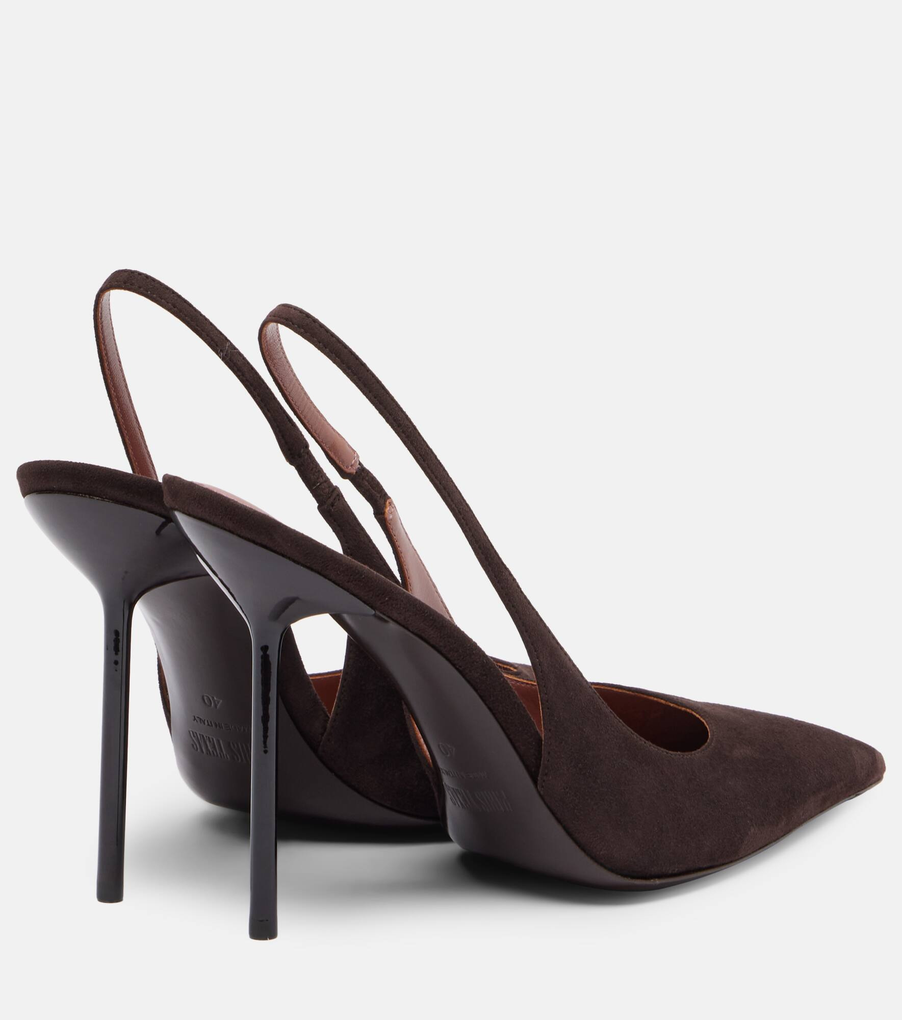 Lidia 105 suede slingback pumps - 2