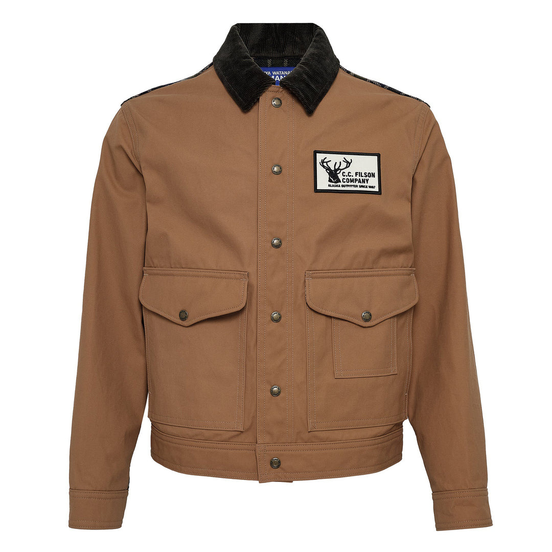 Cotton Oxford X Wool Nylon Blouson - 1