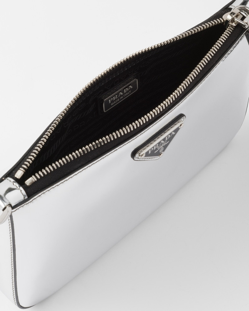 Brushed leather shoulder bag 5