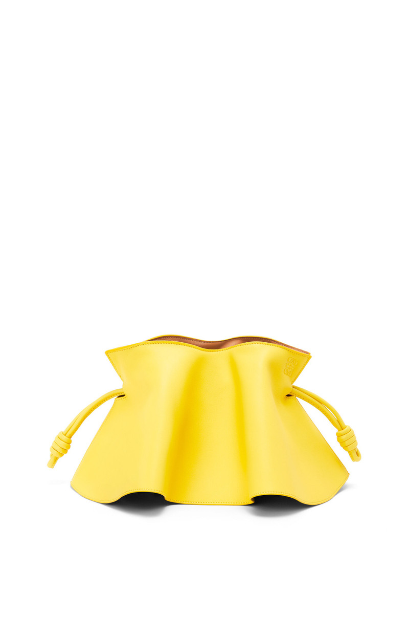 Mini Flamenco petal clutch in nappa calfskin 1