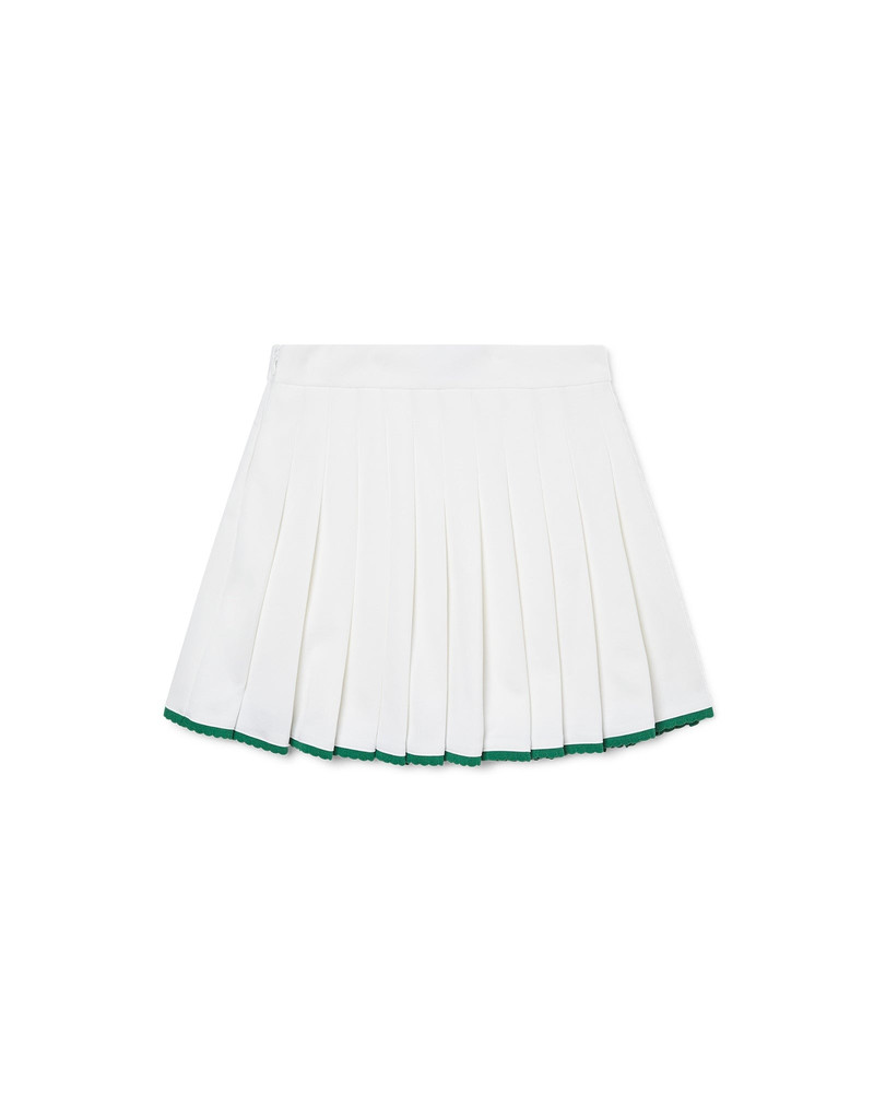 CASABLANCA Scallop Edge Pleated Skirt outlook