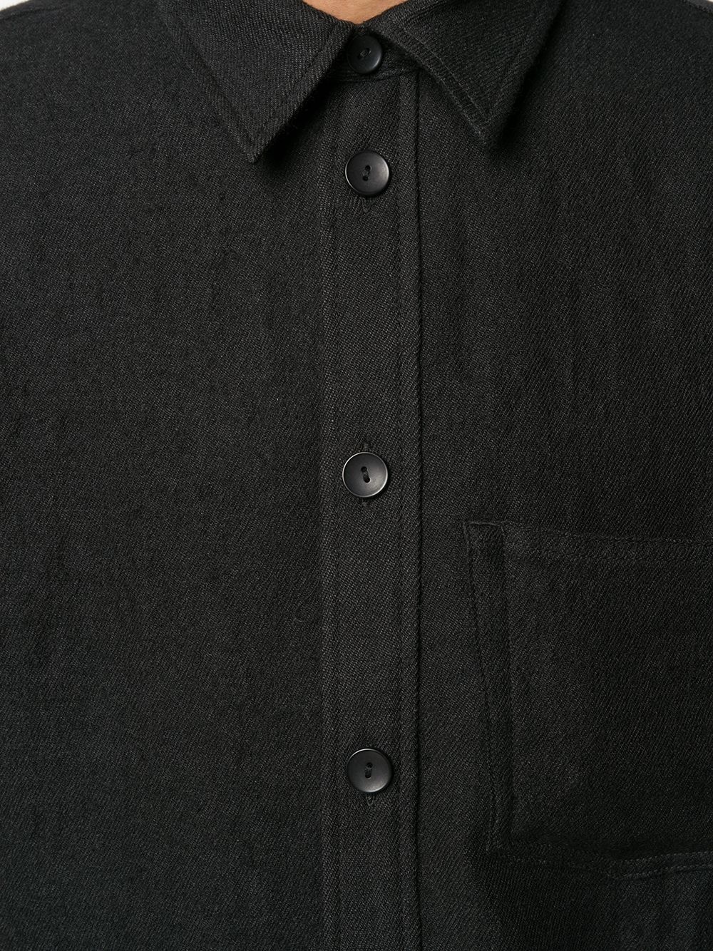 longsleeved wool shirt - 5