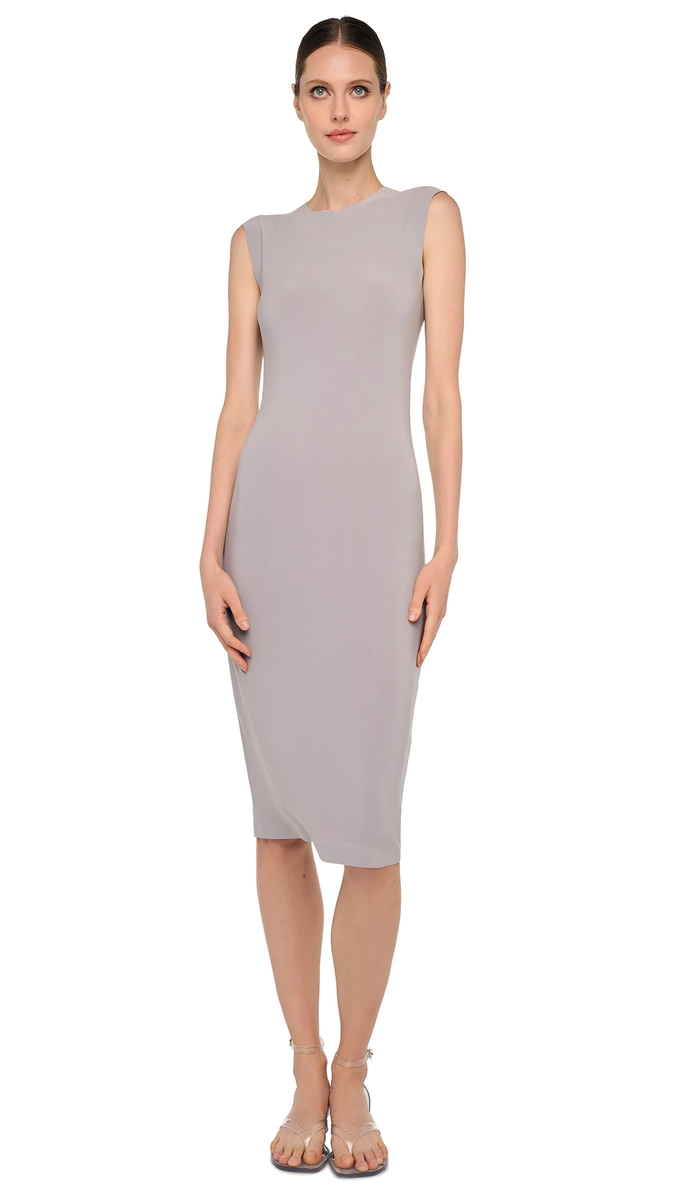 SLEEVELESS DRESS TO KNEE - 1