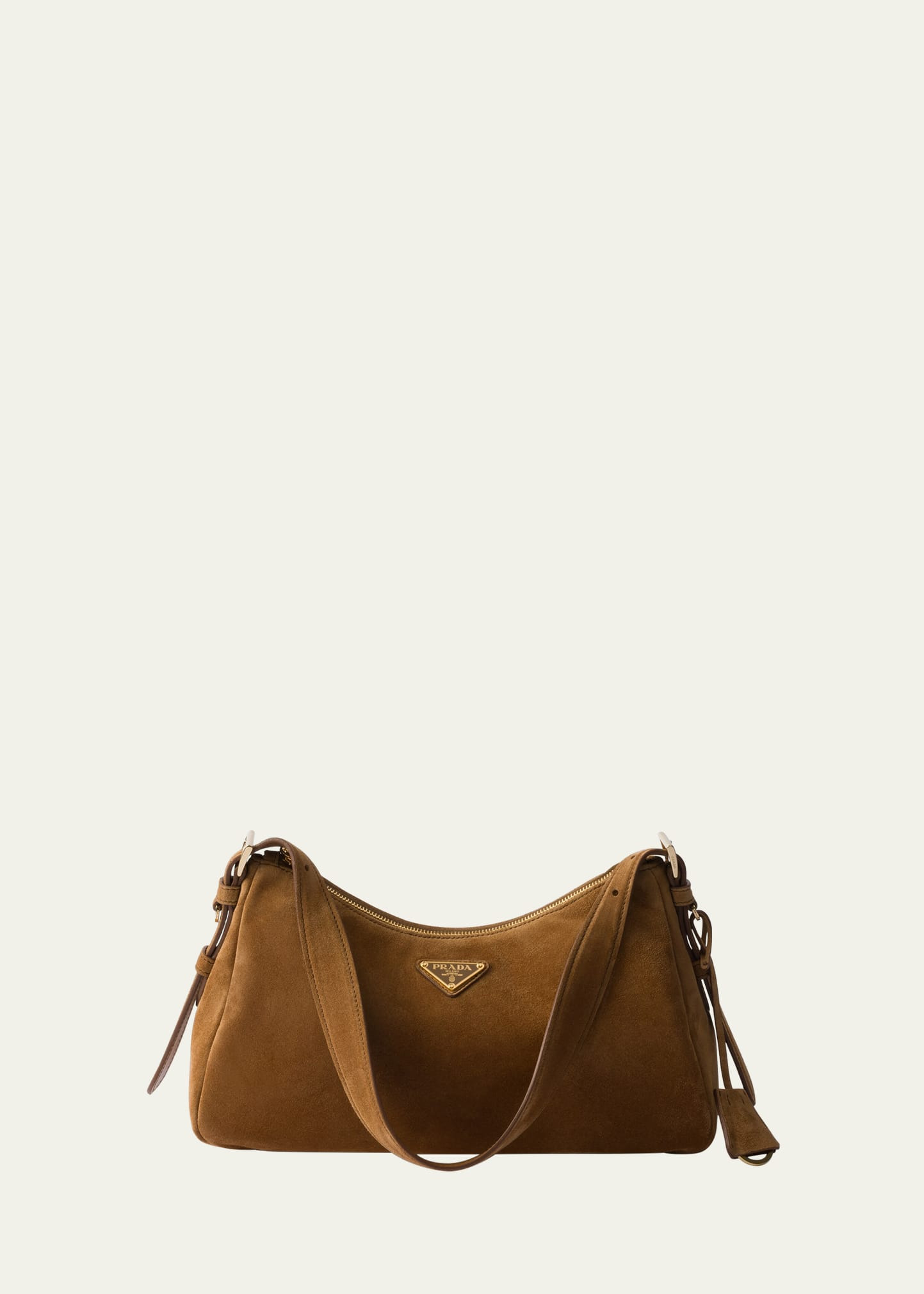 Aimee Medium Zip Suede Shoulder Bag - 1