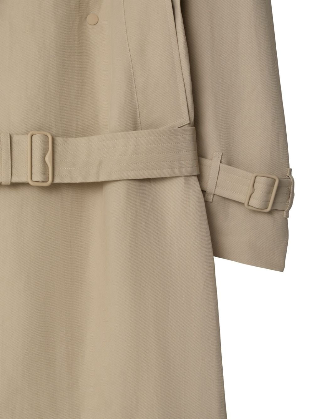 belted-waist trench coat - 6