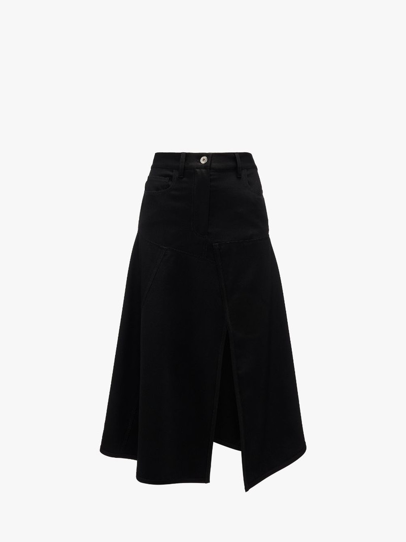 PATCHWORK A-LINE SKIRT 1
