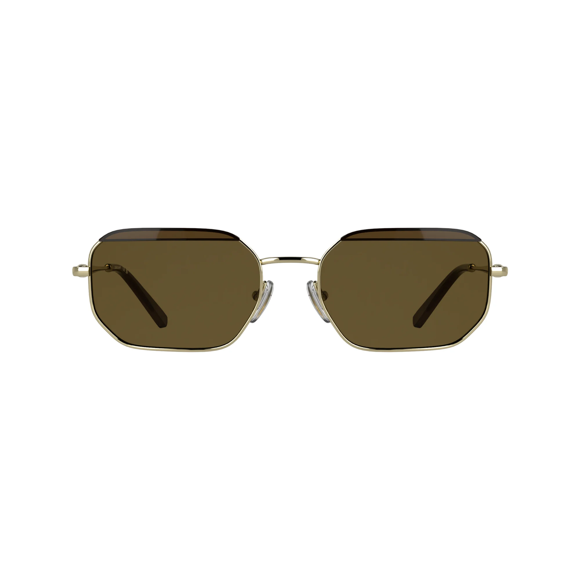 Sunglasses Gold/Brown - Metal - 1