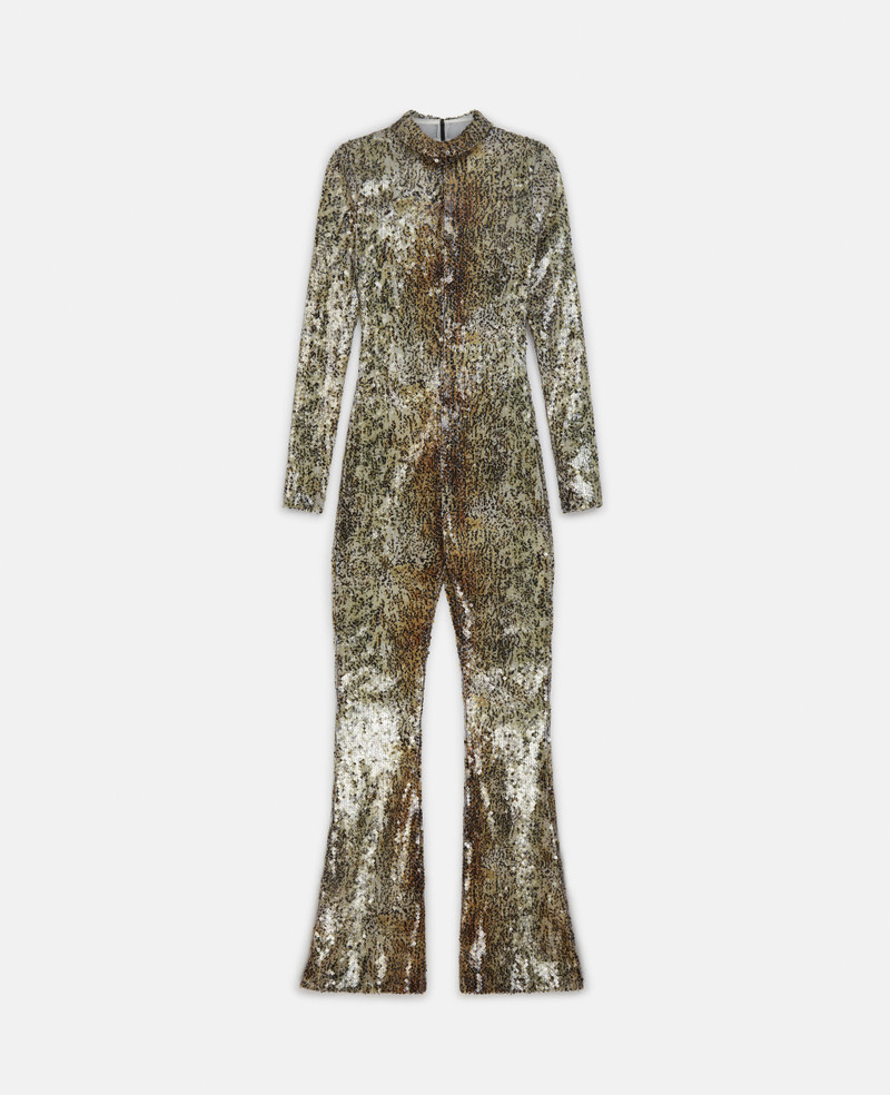 Ocelot Spot Sequinned Jumpsuit 1