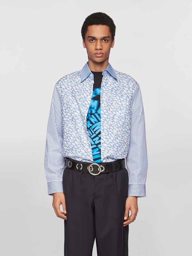 MARNI CLOUDS PRINT COTTON POPLIN SHIRT - 2