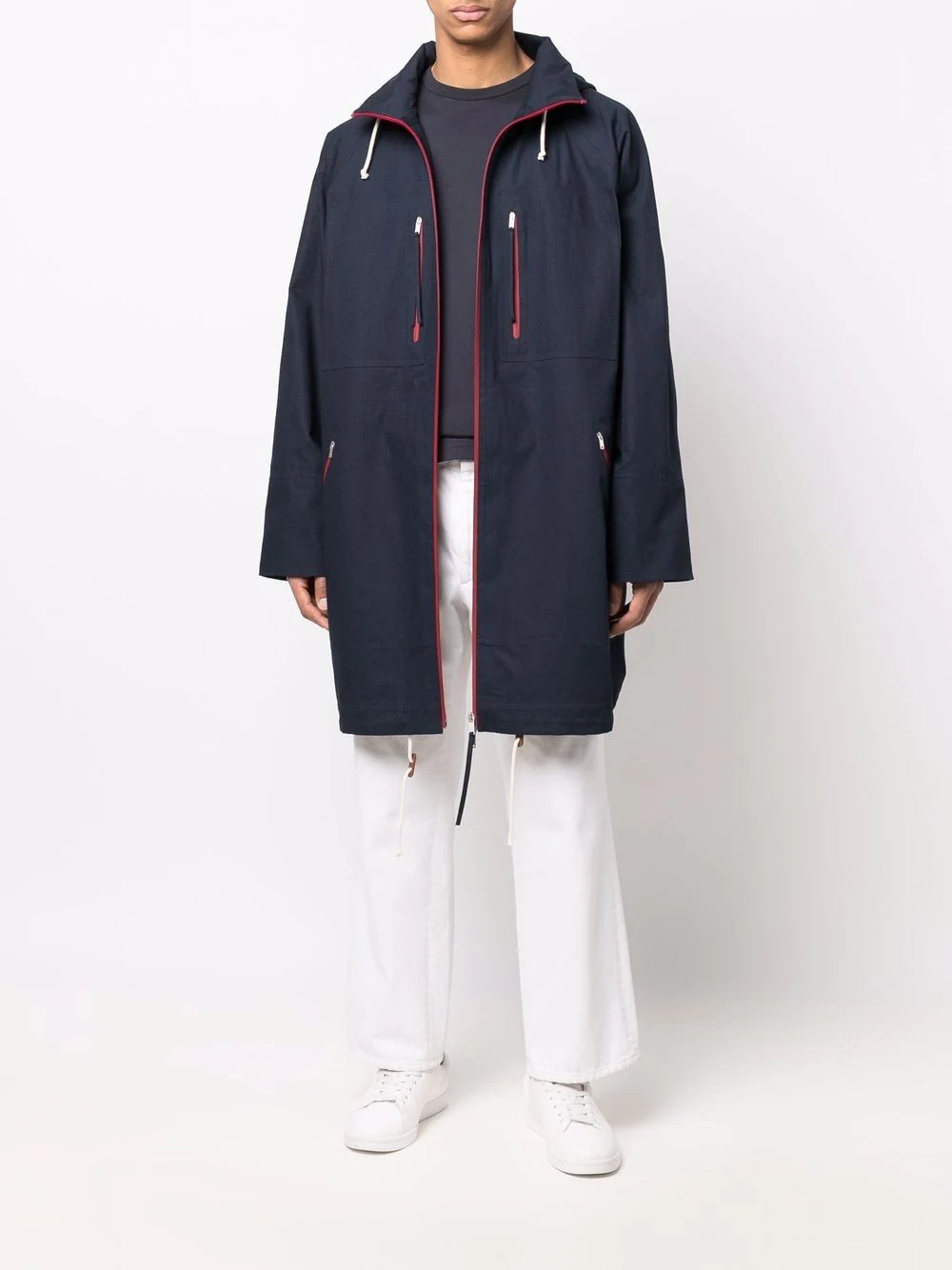 cotton parka coat - 2